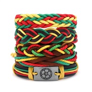 ( red and greenyellow )occidental style fashion brief weave bracelet more bangle