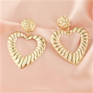 (Z jinfen) love woman ear stud exaggerating Metal gold earrings woman occidental style long style earring earrings
