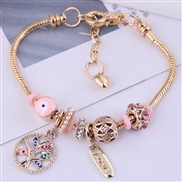 occidental style trend gold Metal all-Purpose eyes Life tree more elements temperament bracelet