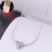 Korean style fashion sweetO love titanium steel personality woman necklace