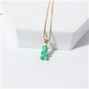 ( green)occidental style retro chain lovely samll pendant necklace woman  clavicle chain sweet woman