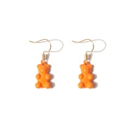( orange)occidental style fashion arring  lovely samll bronze earrings  earring F