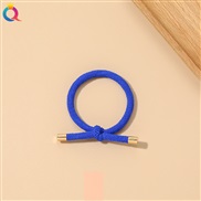 (  sapphire blue ) Korean style pattern rope brief temperament small fresh circle high elasticity all-Purpose head rope