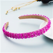 (FG  rose Red) eadband occidental style handmade weave beads eadband woman beads Korean style