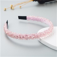( Pink) eadband Korean style brilliant crystal eadband brief eadband