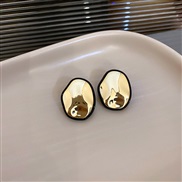 ( Silver needle  Gold)silver geometry Irregular earrings Koreains samll brief mirror ear stud personality arring