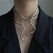 ( Silver necklace)  Collar Alloy necklace  snake bracelet  snake necklace