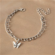 (BZhudie) occidental style butterfly Five-pointed star love pendant woman bracelet more fashion temperament woman