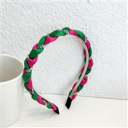 ( rose Red green) new eadband color Cloth weave diamond chain eadband Korean style ladyR