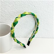 ( greengreen ) new eadband color Cloth weave diamond chain eadband Korean style ladyR