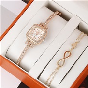 ( Rose GoldSuit )lady personalty temperament Alloy Bracelets fashon trend damond shell woman style quartz watch