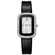 ( black)square damond lady watch creatve belt quartz woman watch-face all-Purpose small fresh watch woman