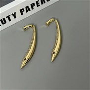 ( Gold)occidental style exaggerating high wind personality drop long style earrings atmospheric ear stud