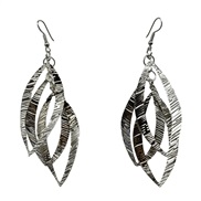 ( Silver) Metal earringsEarrings personality earringewelry occidental style exaggerating