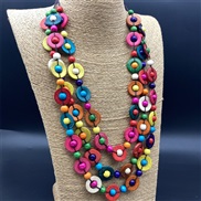 ( Color)beads necklace necklace retro ethnic style