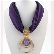 (purple) pendant  cirque Alloy pendant  lady  pure color