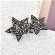 (opp) sweet diamond super Czech diamond Five-pointed star Korean style fashion temperament woman