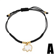 (A)occidental style brief elephant bracelet samll high starbrk