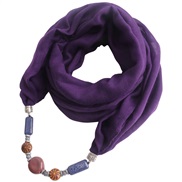 (purple)fashion pure color bamboo   ceramic pendant Korean style necklace pendant lady ornament