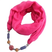 ( rose Red)fashion pure color bamboo   ceramic pendant Korean style necklace pendant lady ornament
