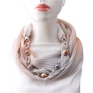 (grey ) bamboo ethnic style necklace shawl Autumn and Winter woman occidental style ornament woman