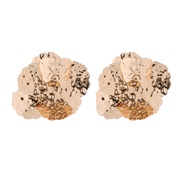 ( Gold)retro exaggerating pattern flowers earrings occidental style samll silver ear stud samll high Earring