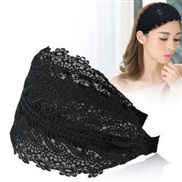 ( black)Korea brief Headband woman width all-Purpose sweet Headband fresh