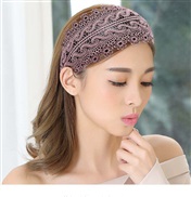 ( Pink)Korea brief Headband woman width all-Purpose sweet Headband fresh