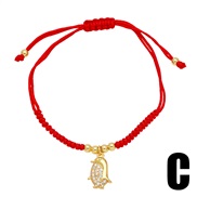 (C)occidental style rope animal bracelet fashion brief samll gilded rope bracelet womanbrm