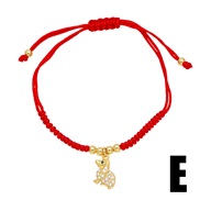 (E)occidental style rope animal bracelet fashion brief samll gilded rope bracelet womanbrm
