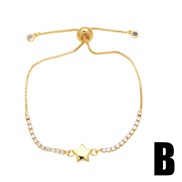 (B) love bracelet woman temperament all-Purpose cross star braceletbrk