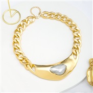 ( Gold necklace)same style fashion Alloy love necklace set lady personality