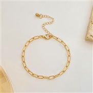 ( 5 KCgold M 178)occidental style brief fashion all-Purpose three-dimensional love Pearl pendant bracelet Korean style 