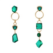 ( green) exaggerating occidental style earrings multilayer geometry Acrylic earring fashionearrings