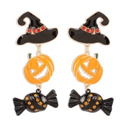 ( black)E earrings  exaggerating color personality candy Earring woman