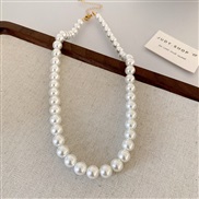 ( necklace  Gold(1 mm)) retro Pearl necklace brief fashion all-Purpose clavicle chain temperament high