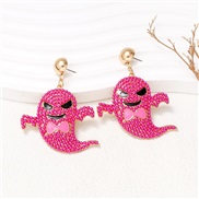 ( Pink)occidental style creative cartoon lovely samll Pearl earrings Earring