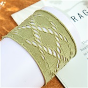 (4 )Korean style all-Purpose woman hollow Cloth elasticity circle candy colors lovely fashion head rope
