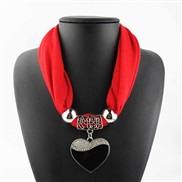 ( red)occidental style  heart-shaped pendant  fashion lady belt