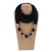 ( black) Beads cirque  lady necklace ethnic styleRdlut