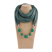 (green ) Beads cirque  lady necklace ethnic styleRdlut