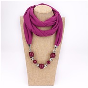 (red ) Beads cirque  lady necklace ethnic styleRdlut