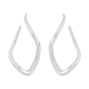 ( White K)E occidental style brief retro Earring  wind creative exaggerating personality Irregular earrings woman