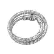 ( Silver)autumn bracelet occidental style exaggerating woman Alloy diamond long style snakebracelet