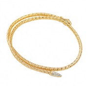( Gold)autumn necklace occidental style exaggerating woman Alloy diamond long style snake banquet