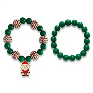 ( green)occidental style christmas bracelet lovely cartoon beads bracelet  christmas gift R