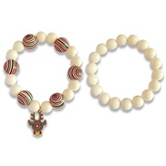 ( white)occidental style christmas bracelet lovely cartoon beads bracelet  christmas gift R