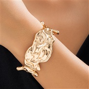 ( Gold 227 )occidental style  fashion Irregular Collar  samll Metal necklace woman