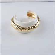 ( white) retro color black gold width surface pattern opening bangle high woman