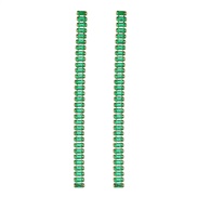 ( green)colorful diamond earrings long earring lady trend super banquet